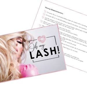 OH MY LASH! Nazorgkaartjes