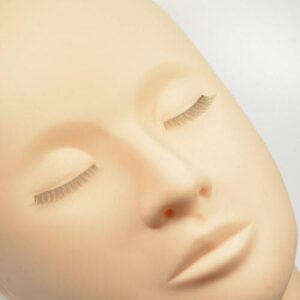 Mannequin Oefenhoofd met gelayerde wimpers