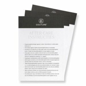 SPMU Couture – Aftercare formulier - Set van 20