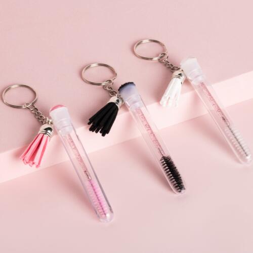Sleutelhanger met mascaraborsteltje 10-pak