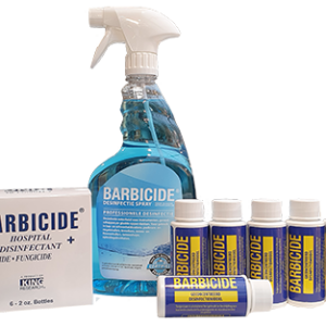BARBICIDE BULLETS (6x 60ml) & SPRAY FLACON