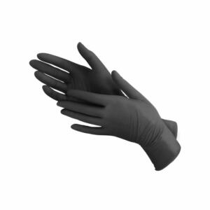 Handschoenen soft nitril ongepoederd zwart 100st verkrijgbaar in S, M & L