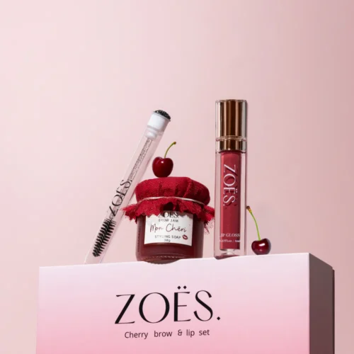 ZOËS - LIMITED EDITION Brow & lip set - Mon Chéri (4 stuks)