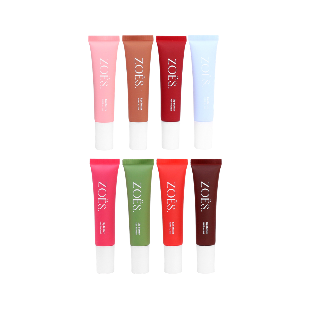 ZOËS lip butters (8 kleuren) 1 ZOËS lip butters (8 kleuren)