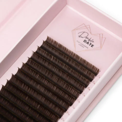 Double Date - Flat Cashmere Lashes brown - D Curl